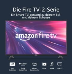 Amazon Fire TV-2-Serie HD-Smart-TV mit 32 Zoll (81 cm), 720p