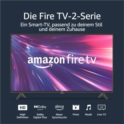 Amazon Fire TV-2-Serie HD-Smart-TV mit 32 Zoll (81 cm), 720p