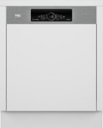 Beko BDDN38561XC bPRO 500 Unterbau-Geschirrspüler 60 cm, für 14 Maßgedecke, 3 Spülebenen, 5 Temperaturen, 8 Programme, CornerIntense, Hygiene-Programm, automatische Türöffnung,...