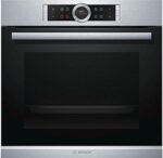 Bosch HBG675BB1 Serie 8 Einbau-Backofen, 60 x 60 cm, Made in Germany, Pyrolyse Selbstreinigung, AutoPilot 10 Automatikprogramme, 4D Heißluft Backen auf 4 Ebenen,...