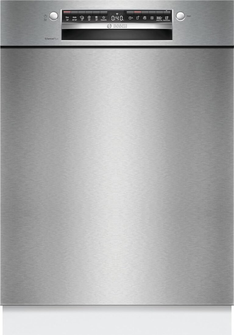 BOSCH SMV4ECX24E Geschirrspüler Serie 4, vollintegrierte Spülmaschine mit Besteckschublade, 60 cm, Efficient Dry, Flex Körbe, Vario Schublade, Rack Matic, Silence Plus, HomeConnect