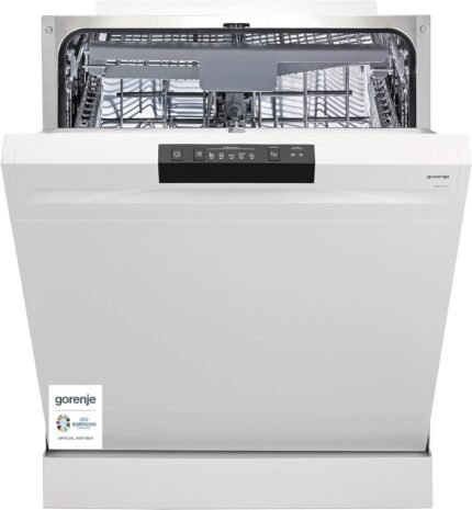 Gorenje G S620 C10W Freistehender Geschirrspüler/ 60cm / 14 Maßgedecke / 3 Körbe / 5 Programme/Inverter PowerDrive Motor/SpeedWash/TotalDry/vollständiger Überlaufschutz/Weiß