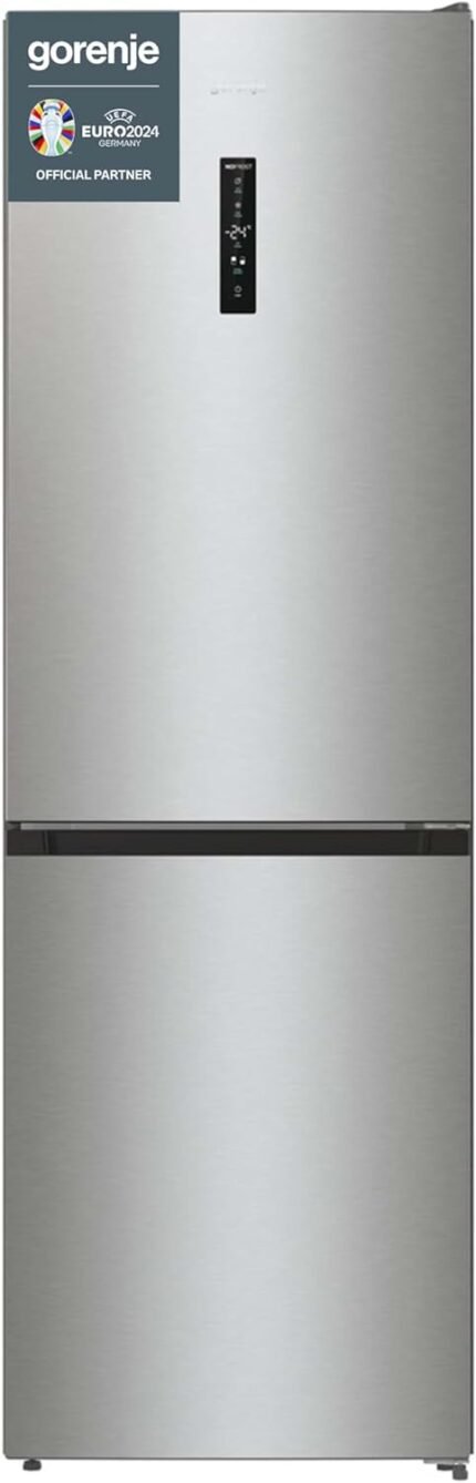 Gorenje NRK 418 ECW4 Kühl-Gefrierkombination/ NoFrostPlus/ MultiFlow 360°/ CrispZone/ 182,4 cm/ Kühlteil 171 l/ Gefrierteil 85 l/ 41 dB/ 226 kWh/ Jahr/ Weiß