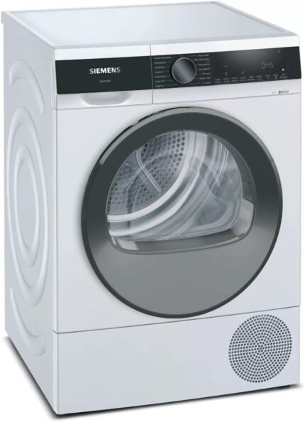 Siemens WT45HVA3 iQ300 Wärmepumpen-Trockner, 8 kg, autoDry-Technologie - schonendes, präzises Trocknen, Outdoor-Trockenprogramm - Trocknen von Funktionskleidung,...